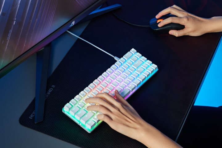 ASUS ROG Falchion Ace Keyboard, NX RED, US, White - Thumbnail 11