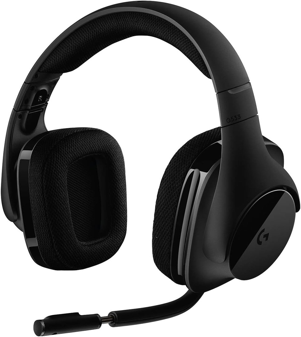 Logitech G533 Gaming Headphones, Black, Wireless, 7.1 Surround Sound - Thumbnail 4