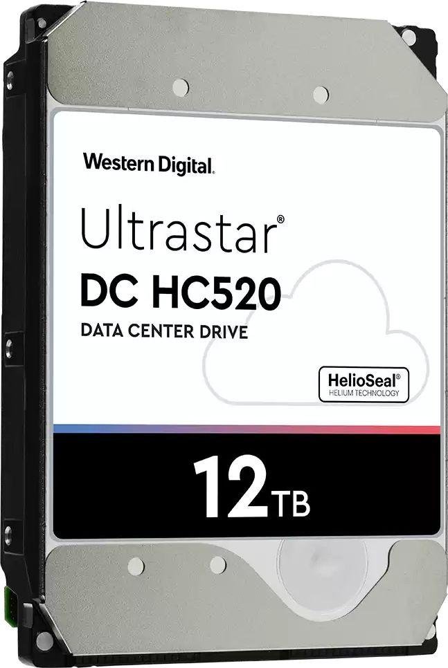 Western Digital Ultrastar DC HC520 Hard Disk, 12TB 3.5'' SATA III (6Gb/s) - Thumbnail 3