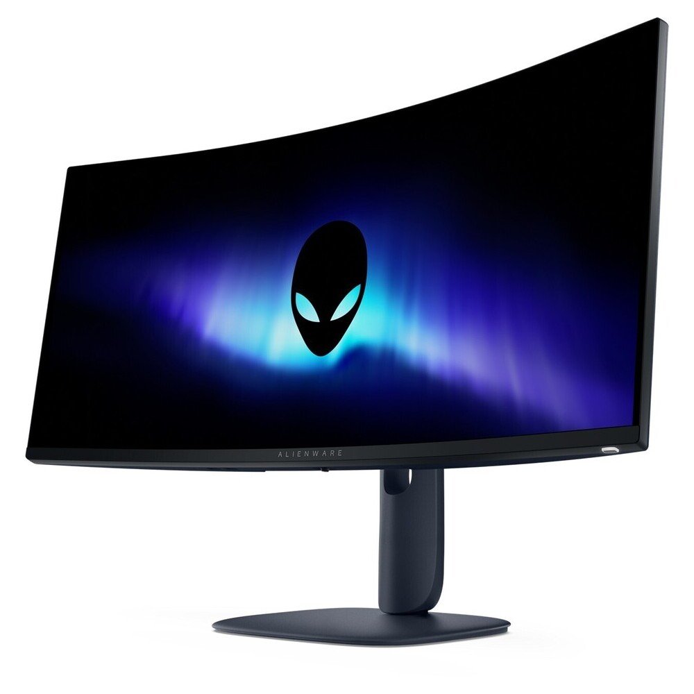 Dell Alienware AW3425DWM Gaming Monitor, 34" WQHD Curved, 3440 x 1440, 180Hz - Thumbnail 2