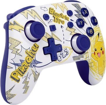 PowerA Nano Enhanced Pikachu School Days Controller, Wireless / Me Kablllo, Shumëngjyrësh - Thumbnail 3
