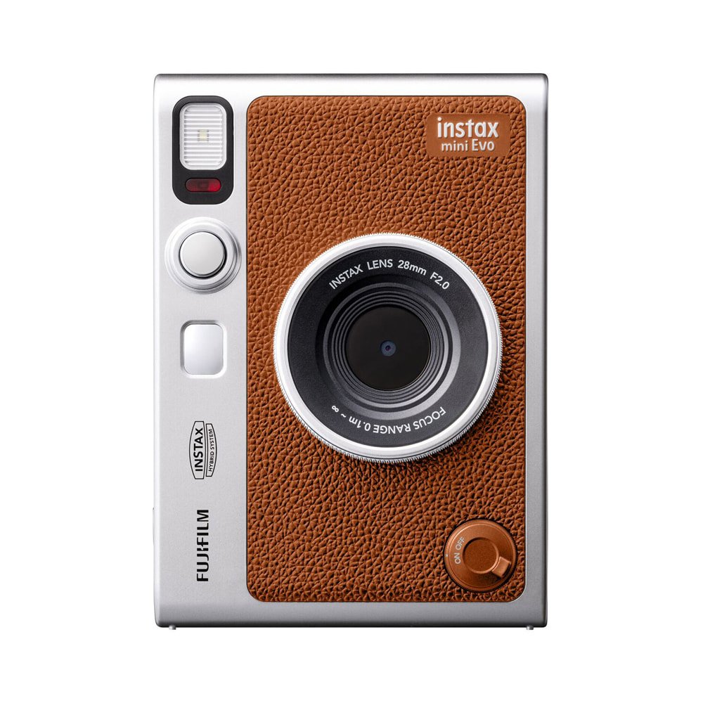 Fujifilm Instax Mini Evo Camera, Brown - Image 1
