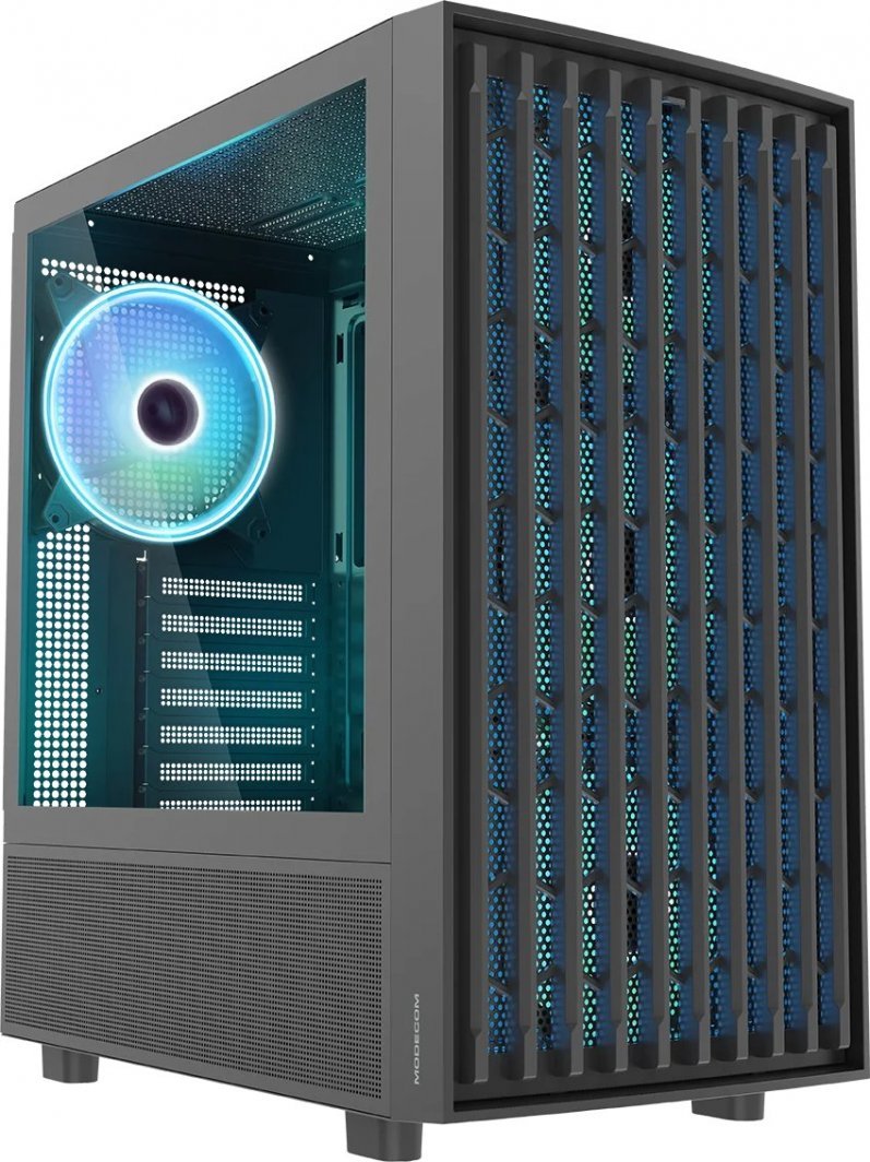 Modecom Breeze ARGB Flow Case, Black, Midi Tower - Image 1