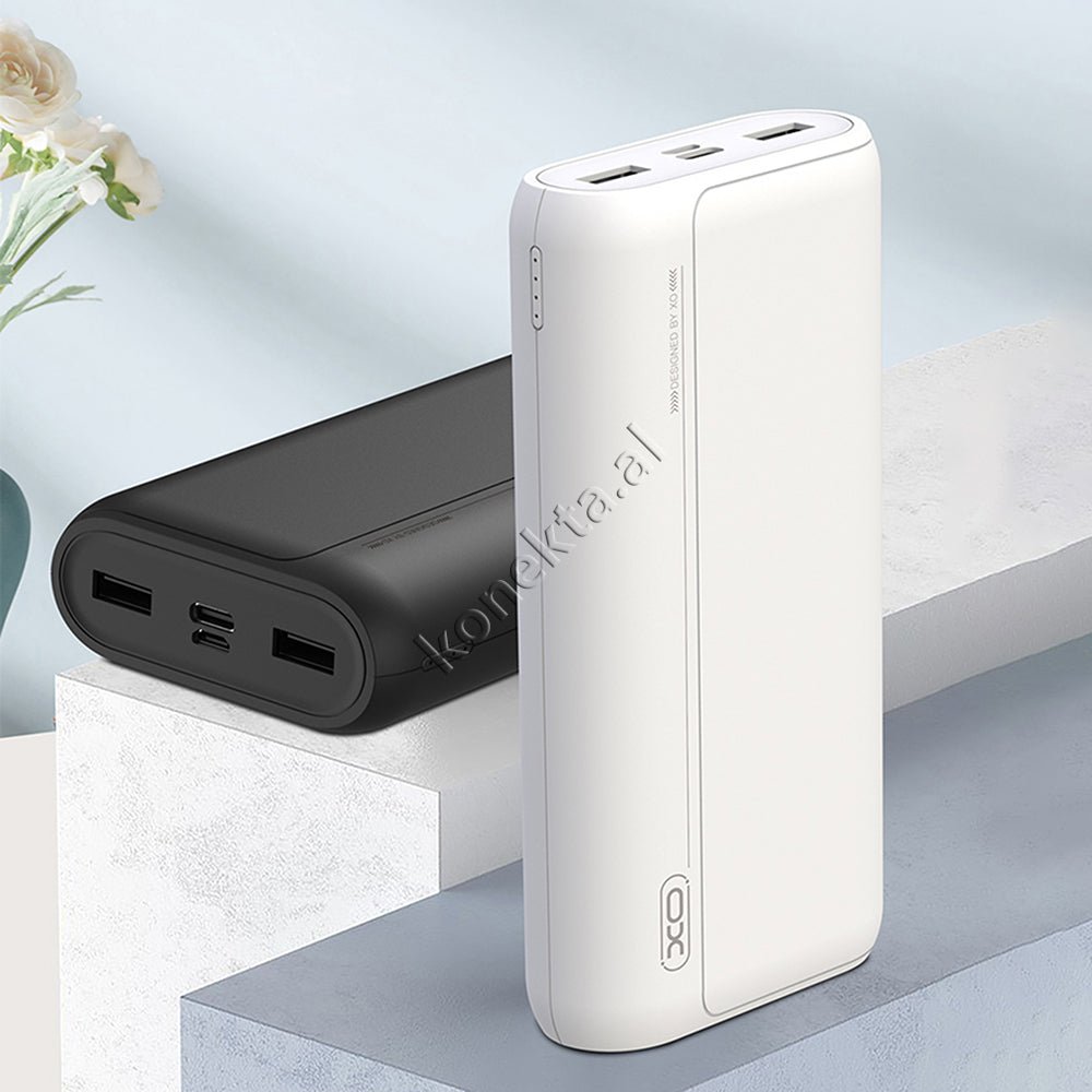 XO 20000mAh External Battery, Black / White, 2 Ports - Thumbnail 5