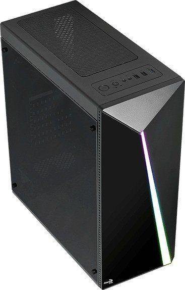 Aerocool Shard Case, Black Window, Midi Tower - Thumbnail 2
