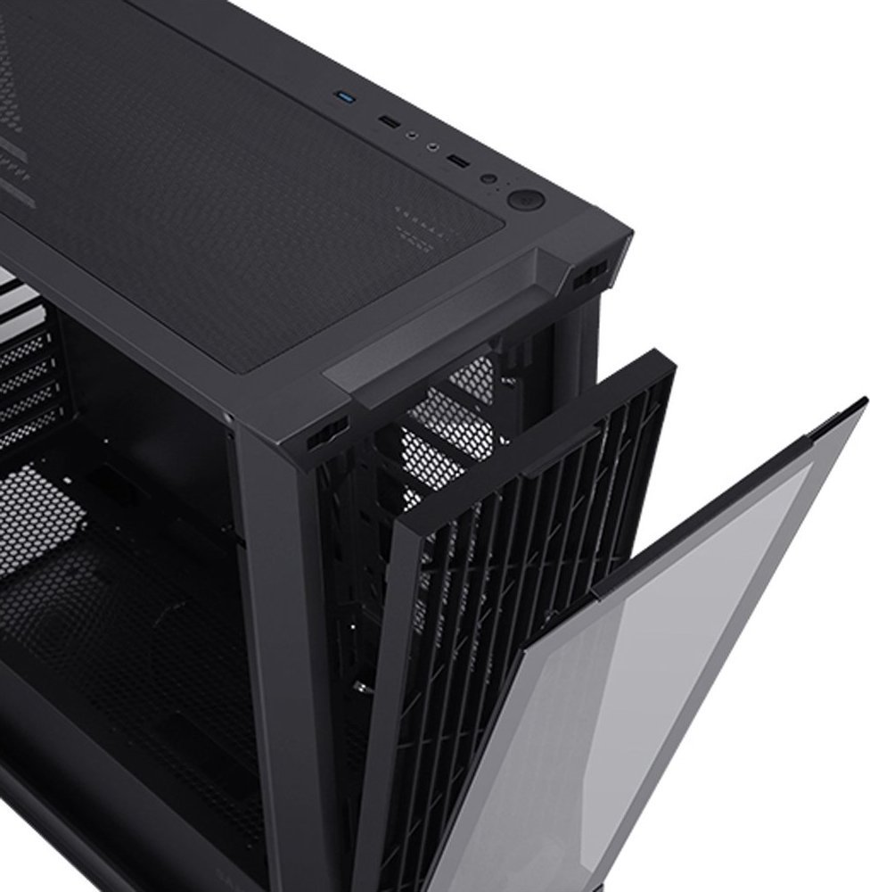 Evolveo Ptero Q2 Case, Black, Midi Tower - Thumbnail 2
