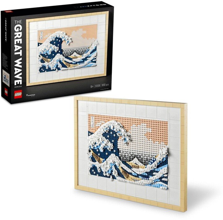 LEGO Art 31208 Hokusai The Great Wave Set, 1810 Pieces - Image 1