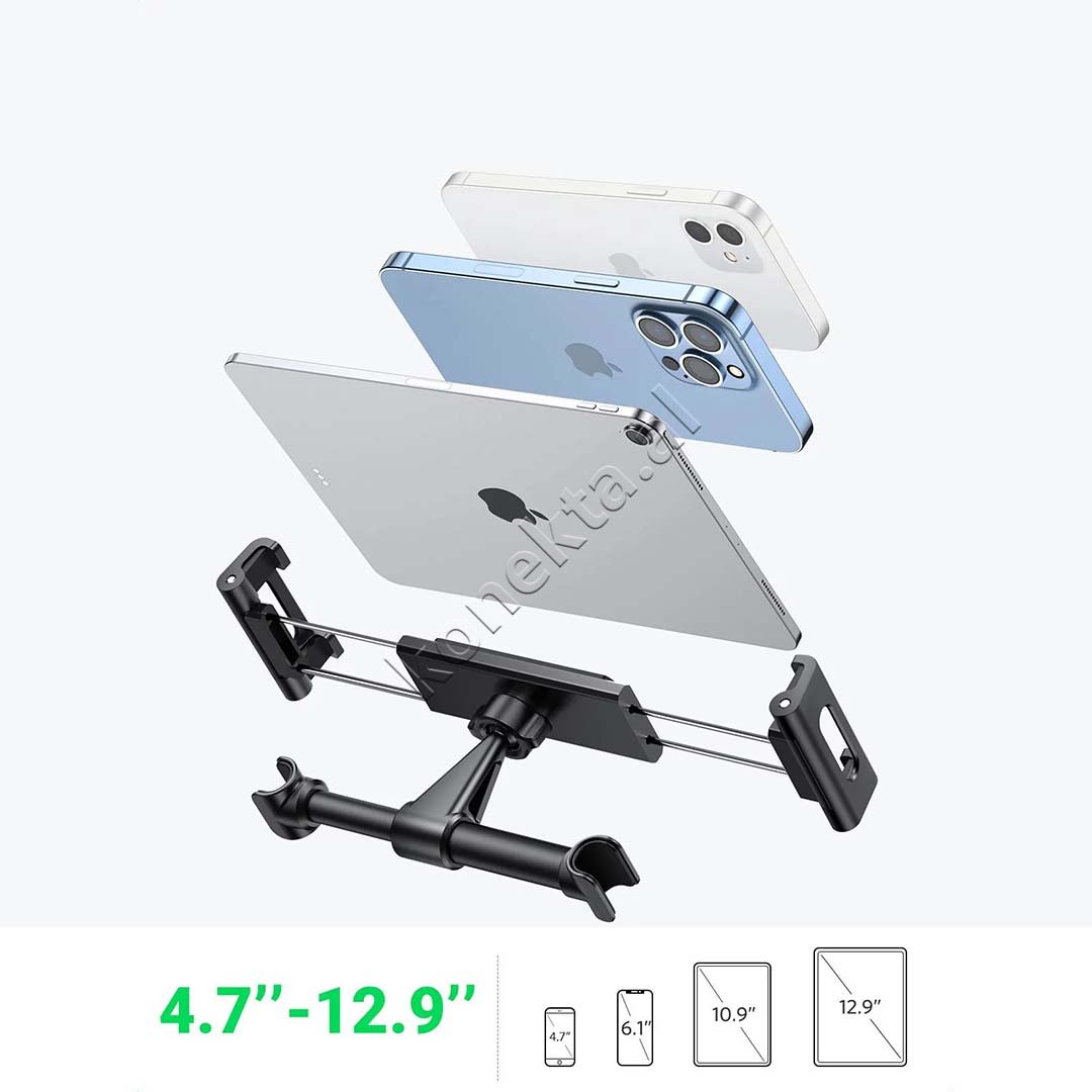 UGreen Tablet Holder for Car Seat Headrest - Thumbnail 3