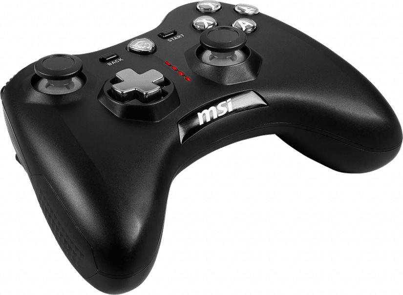 MSI Force GC20 V2 Controller, Wired, Black - Thumbnail 2