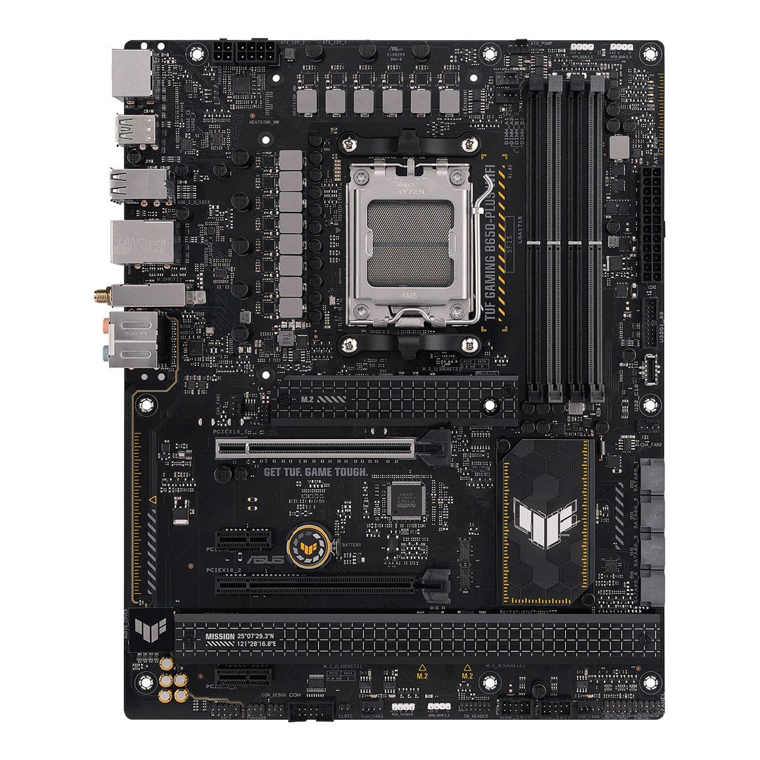 ASUS TUF Gaming B650-PLUS WiFi AMD B650 Socket AM5 ATX Motherboard - Thumbnail 2