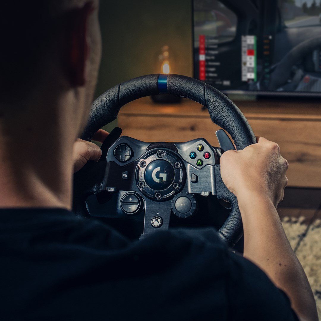 Logitech G G923 Racing Wheel and Pedals for Xbox X|S, Xbox One & PC - Thumbnail 5