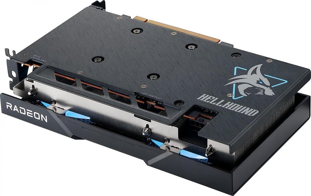 Power Color Radeon RX 7600 Hellhound Graphics Card, 8GB GDDR6 - Thumbnail 4
