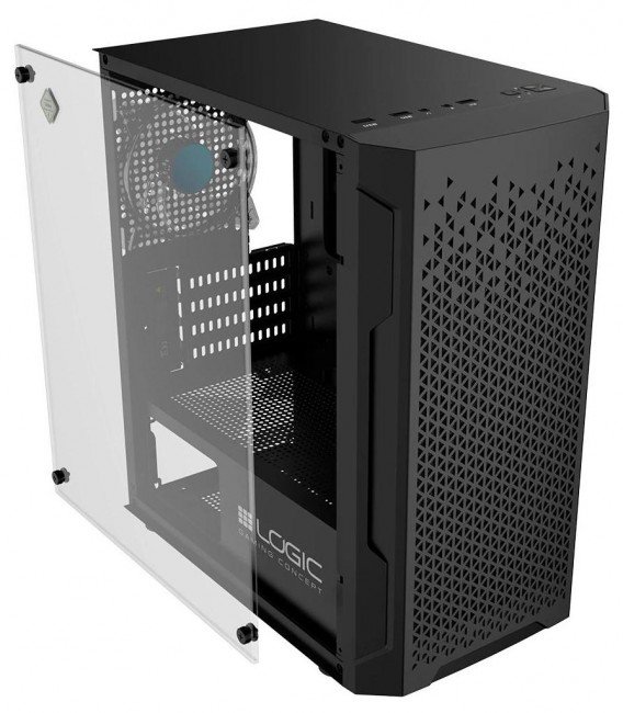 Logic Aramis ARGB Case, Black - Thumbnail 5