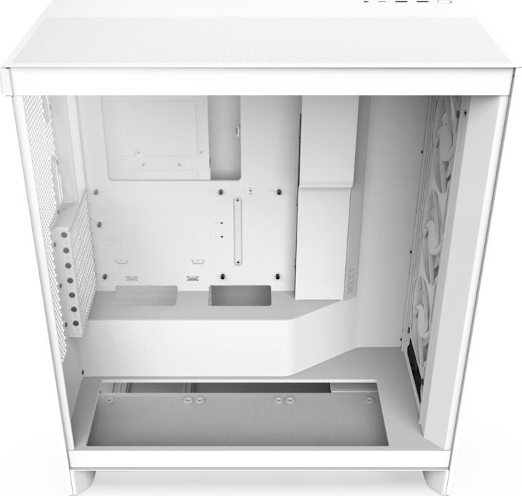 NZXT H7 Flow RGB Case, White, Midi Tower - Thumbnail 6