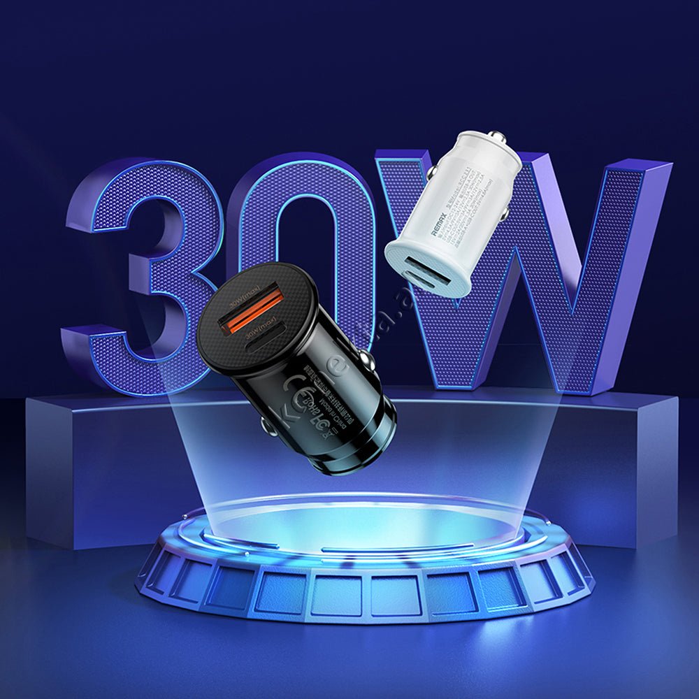 REMAX 30W Fast Charge Adapter, Black / White - Thumbnail 10