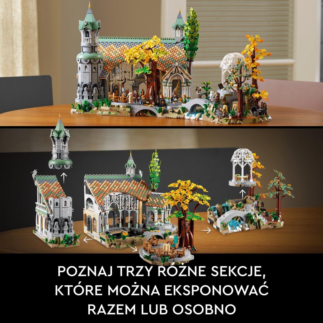 LEGO Icons 10316 The Lord of the Rings Rivendell Set, 6167 Pieces - Thumbnail 7