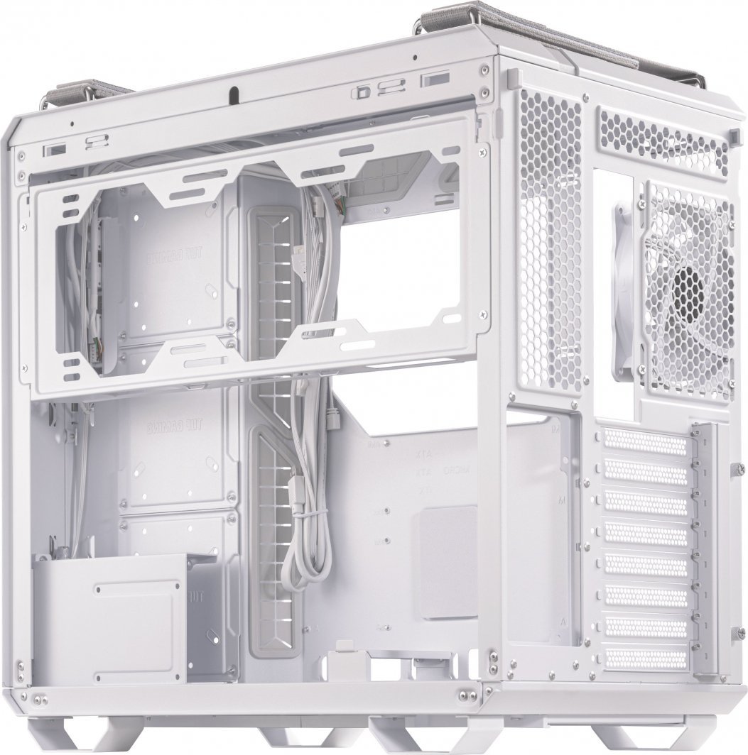 Asus TUF Gaming GT502 PLUS TG ARGB Case, White, Midi Tower - Thumbnail 5
