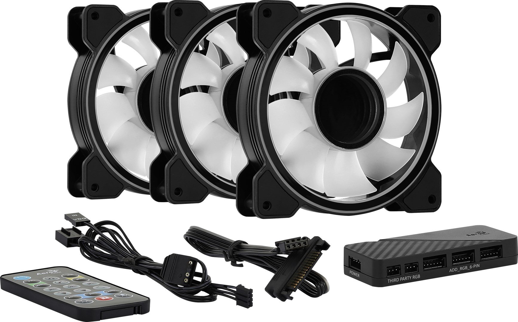 Aerocool Mirage 12 ARGB Pro Cooler, 12 cm, Black - Thumbnail 9