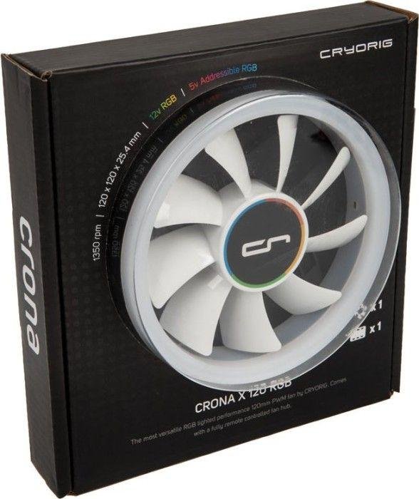 Cryorig Crona X 120 ARGB Cooler, 120 mm - Thumbnail 6