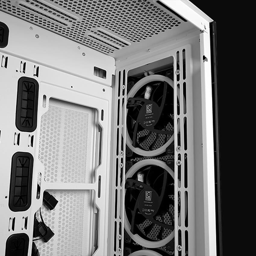 LC-805BW-ON Holo-1_X Midi-ATX Case, Black/White - Thumbnail 17
