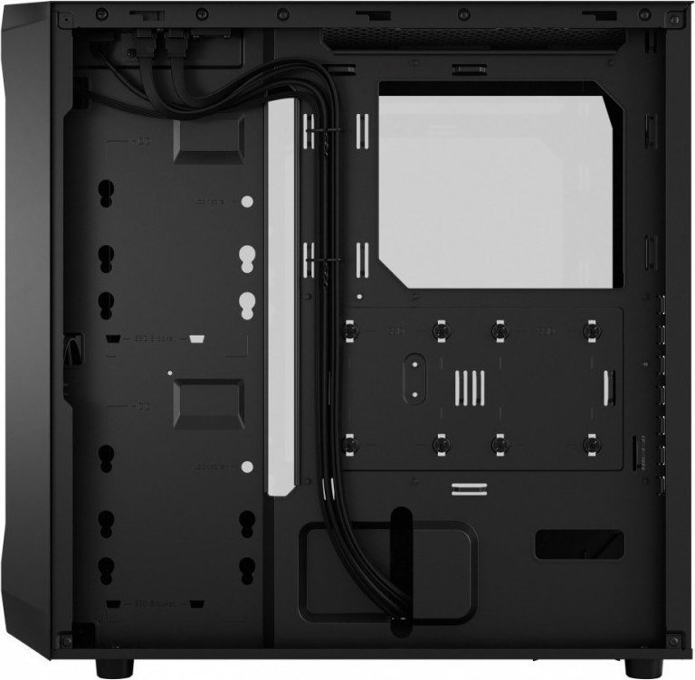 Fractal Design Focus 2 TG Case, Clear Tint, Midi Tower - Thumbnail 6