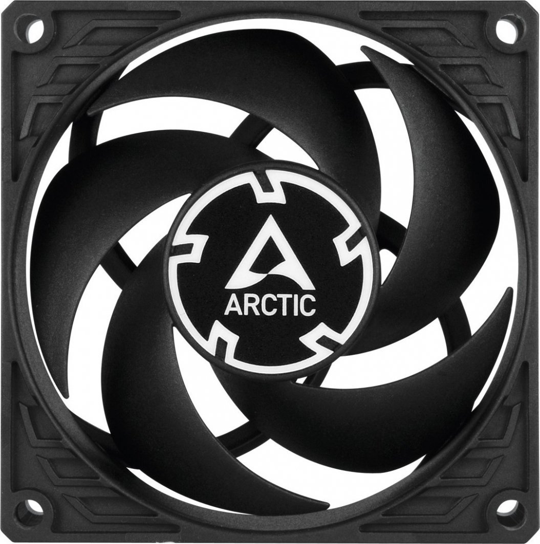 Arctic P8 Silent Fan, 5 Pieces, Black - Thumbnail 2