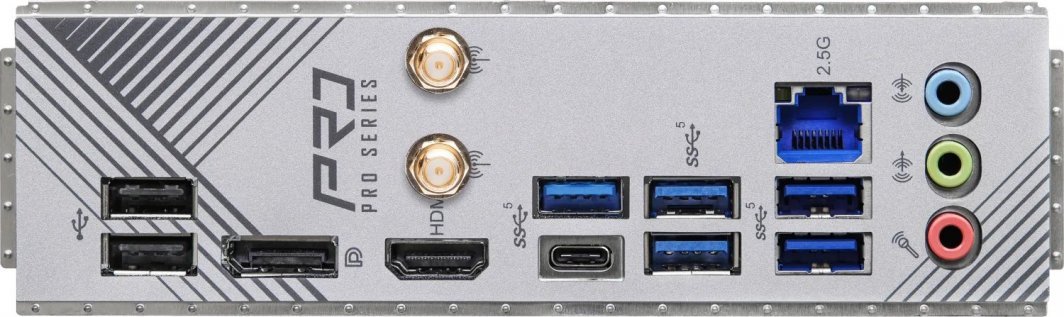 ASRock B760 PRO RS/D4 WIFI Motherboard, Black - Thumbnail 3
