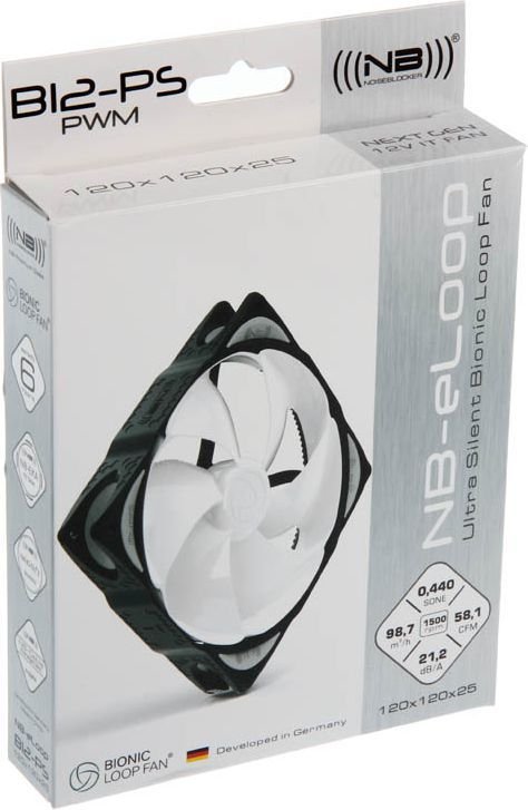 Noiseblocker NB-eLoop B12-PS Fan, 120 mm - Thumbnail 5