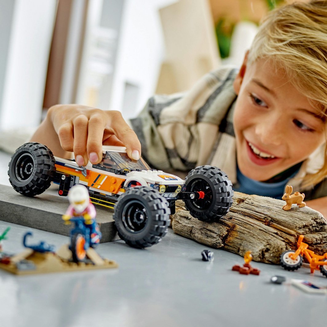LEGO City 60387 Adventure Set with 4x4 SUV, 252 Pieces - Thumbnail 2