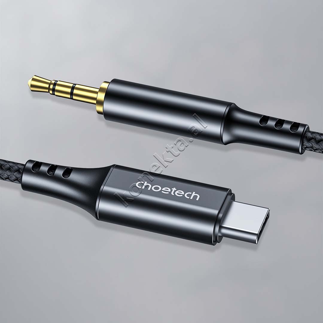 Choetech Aux Cable 3.5mm to Type-C 2m - Thumbnail 2