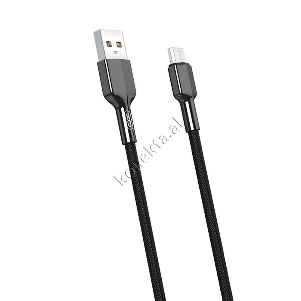XO USB Charging Cable, 1m, Black, Lightning/Type-C/Micro, 2.4A - Thumbnail 3
