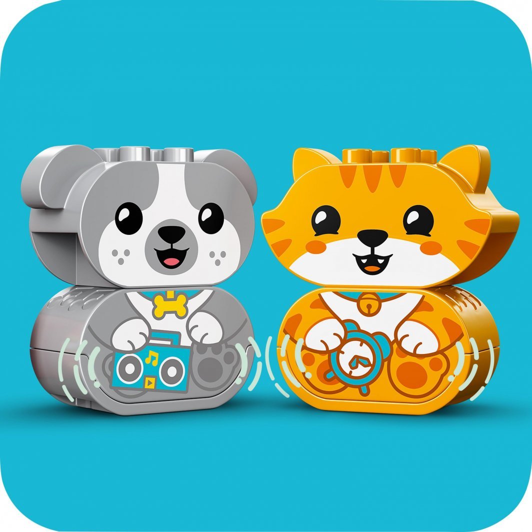 LEGO DUPLO 10977 My first puppy and kitten making sounds, 22 pieces - Thumbnail 9