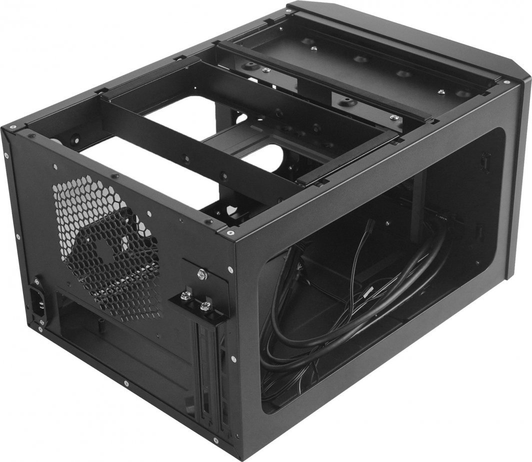 Chieftec Pro Cube Mini CN-01B-OP Case, Cube Tower, Black - Thumbnail 6