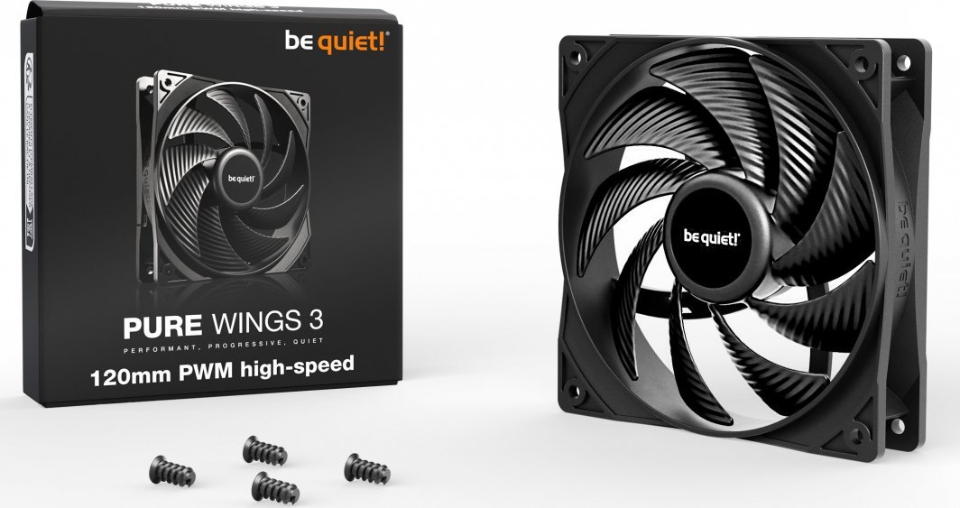 Be quiet! Pure Wings 3 PWM Fan, 120 mm - Thumbnail 3