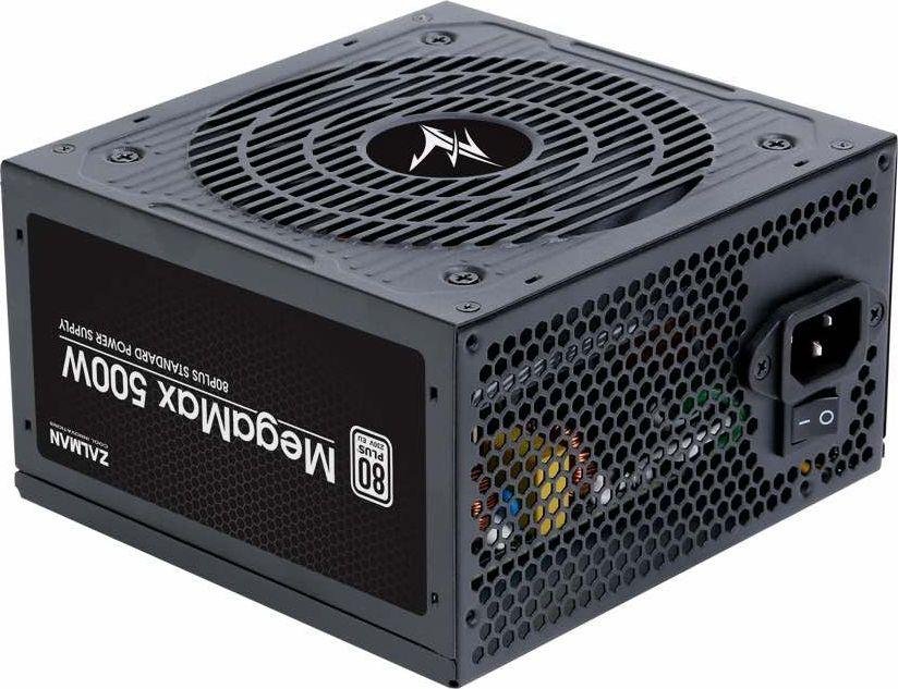 Zalman MegaMax ZM500-TXII Power Supply, 500W - Image 1