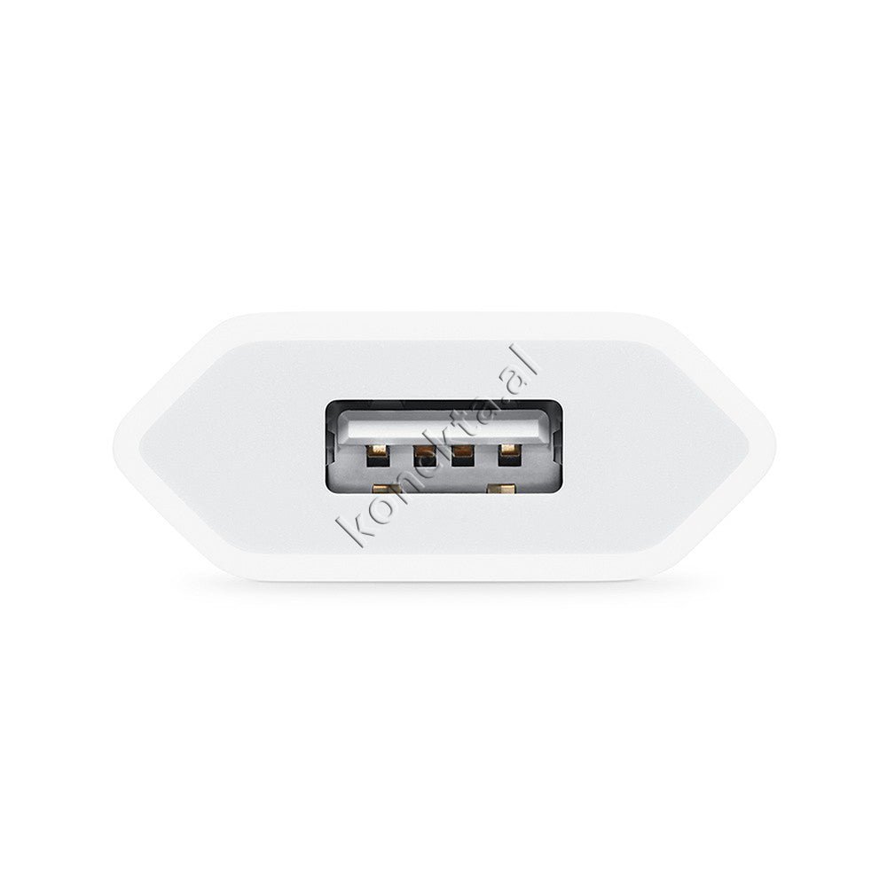 Apple Charger, 5W, 1 USB Port, White - Thumbnail 4