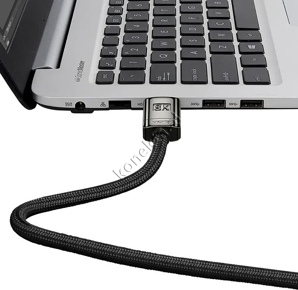 Baseus HDMI Cable, 1m / 2m / 3m, Black - Thumbnail 3
