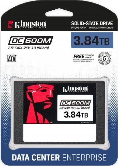 Kingston DC600M SSD, 3.84TB, 2.5" SATA III - Thumbnail 3