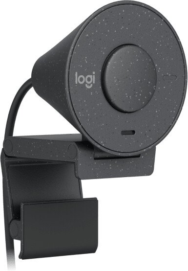 Logitech Brio 300 Webcam, Grey - Thumbnail 2