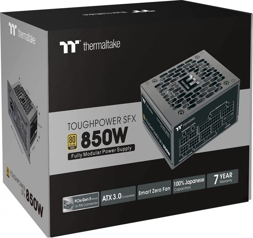 Thermaltake ToughPower SFX Gold PS-STP-0850FNFAGE-1 Power Supply, 850W - Thumbnail 12