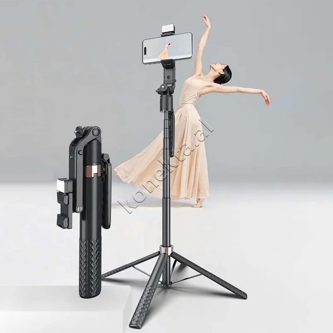 tjetertjeter Tripod Me Sensor Ndjekjeje Inteligjent 360° Me Drite - Thumbnail 4