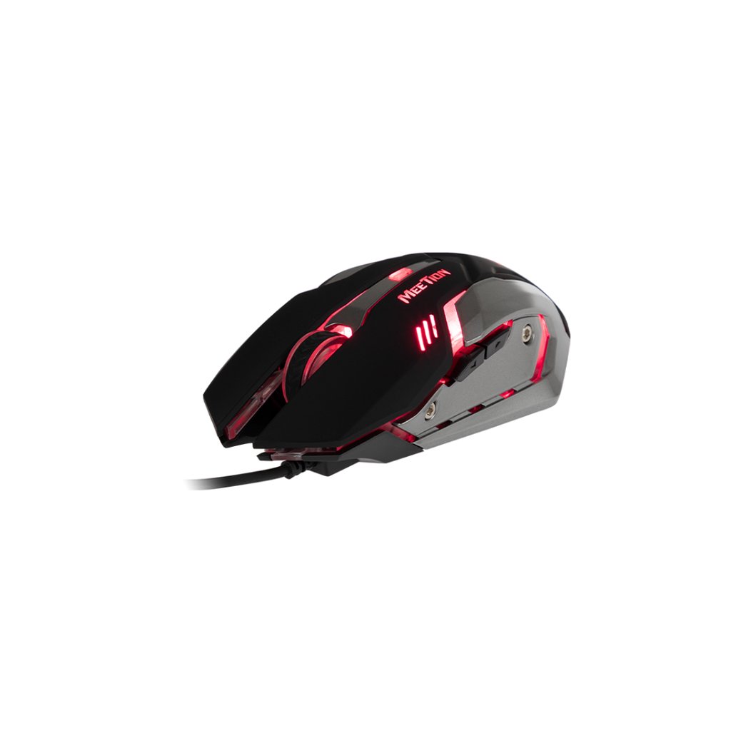 MEETION M915 Mouse, Black, USB Wired, Gaming - Image 1