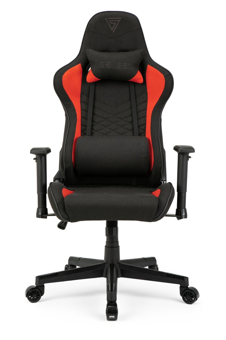 SENSE7 Spellcaster Gaming Chair, Black/Red - Image 1
