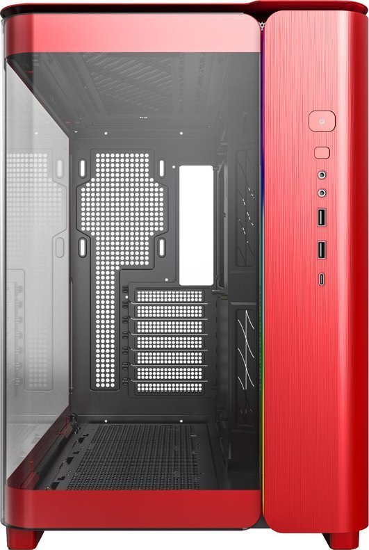 Montech King 95 ARGB Case, Red, Midi Tower - Thumbnail 3