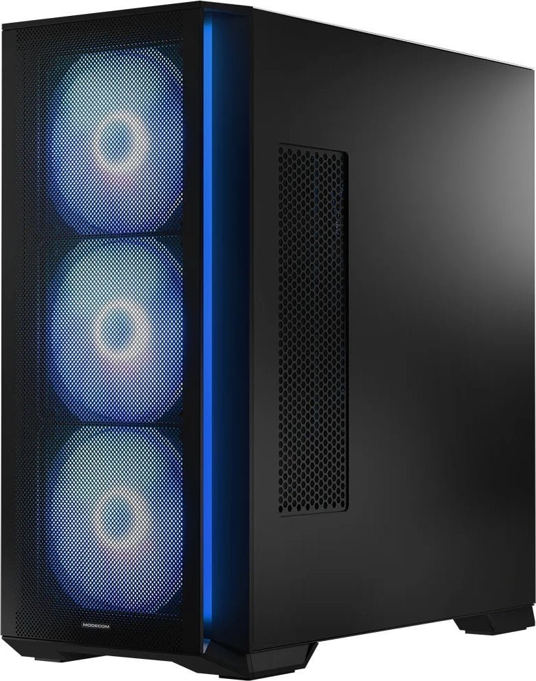 Modecom Horizon Flow ARGB Case, Black, Midi Tower - Thumbnail 6