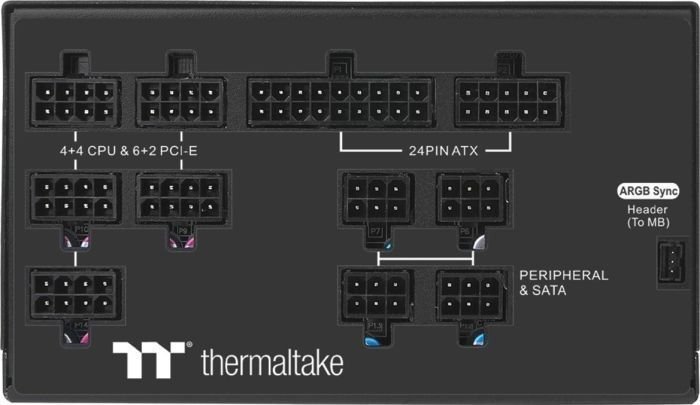 Thermaltake Toughpower PF1 ARGB PS-TPD-0850F3FAPE-1 ATX, 850W Power Supply - Thumbnail 2