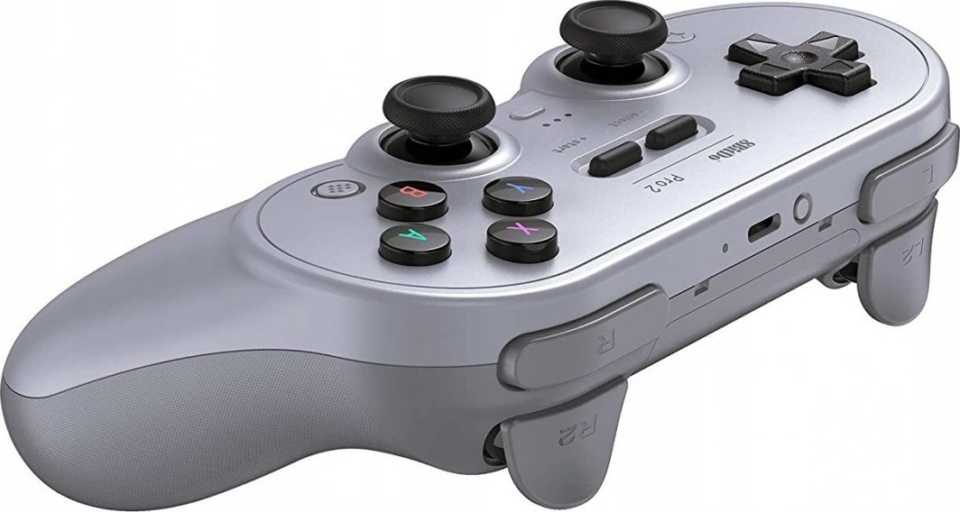8BitDo Pro 2 Controller, Wireless, Grey - Image 1