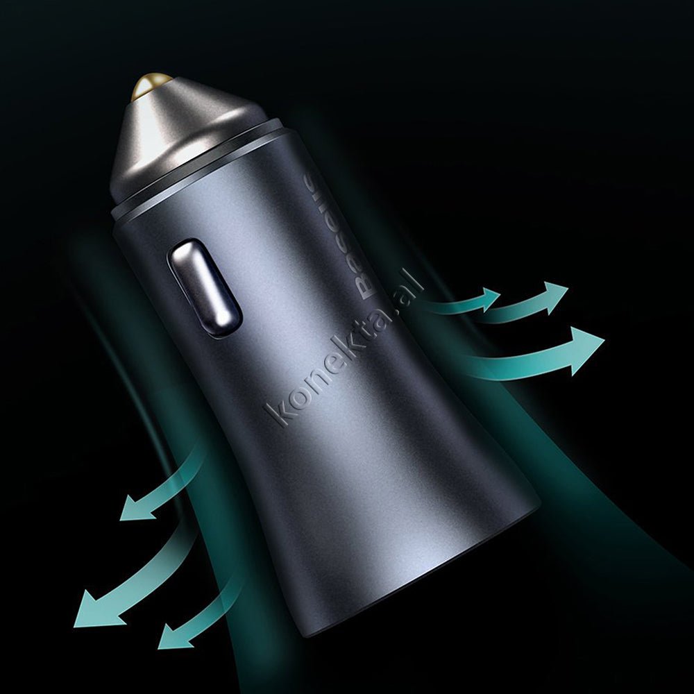 Baseus Car Charger 40W with USB Type-C Cable - Thumbnail 19
