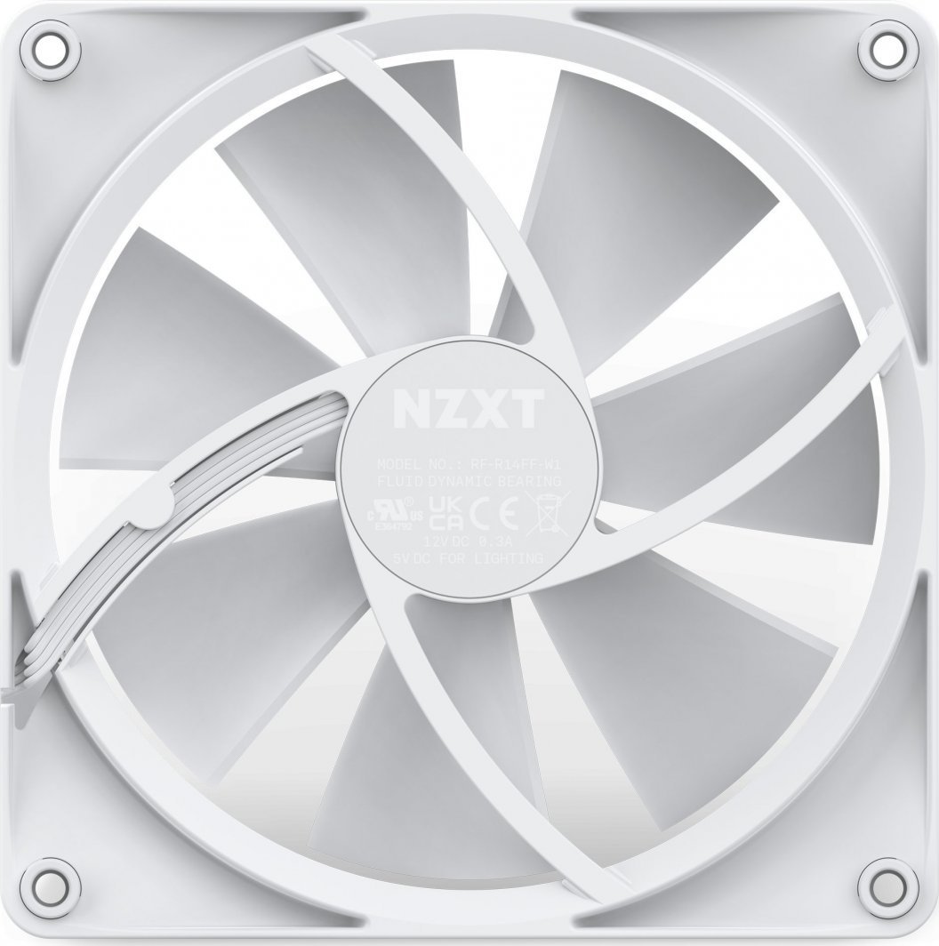 NZXT F140 RGB Cooler (RF-R14SF-W1) - Thumbnail 6
