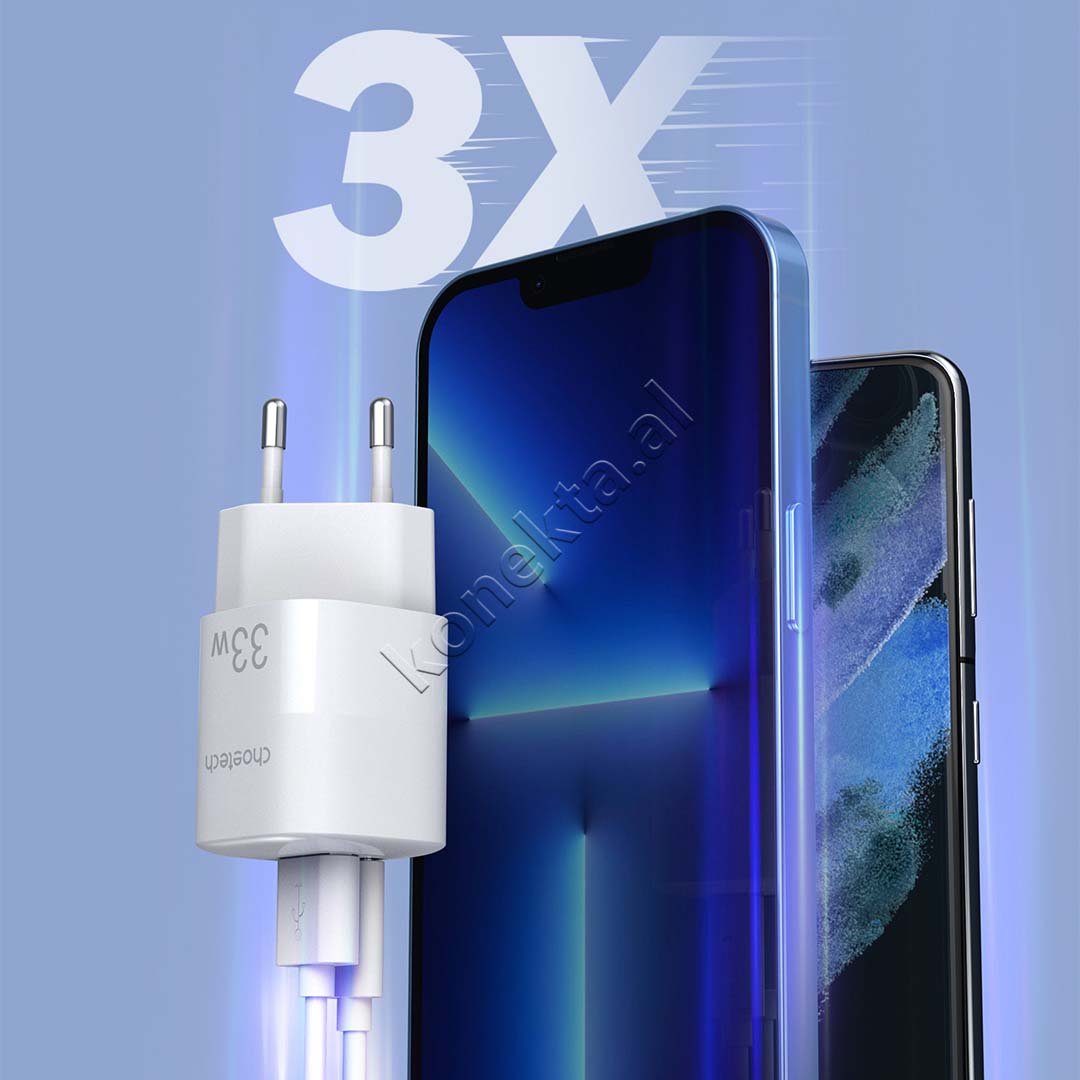 Choetech Fast Charge Adapter, White - Thumbnail 7